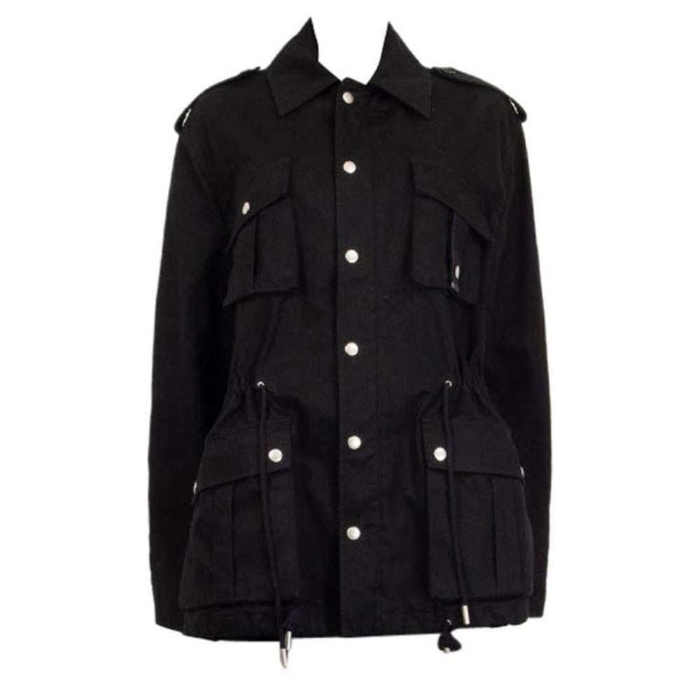 Saint Laurent Black Military Field Jacket